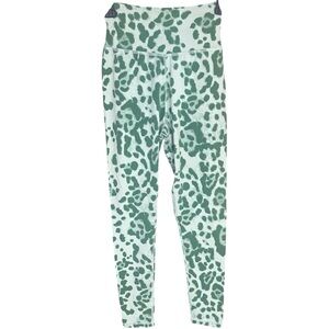 Ragdoll LA Leopard Print Leggings Green White